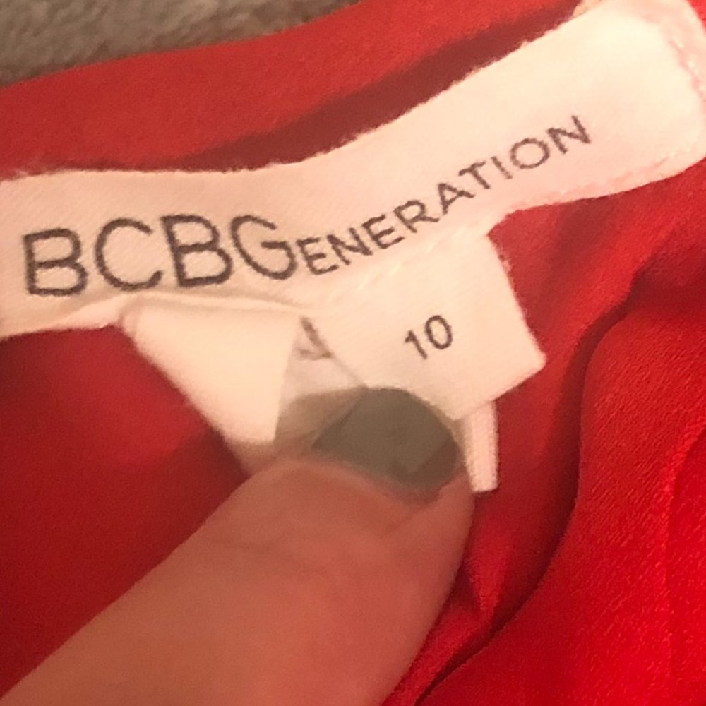 BCBGeneration Red Skirt - Picture 7 of 9